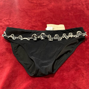 NEW! Women's Profile Swim bikini Bottoms Size 12 Black